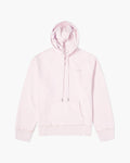 Ami Paris Hoodie Logo Brodé Rose Clair