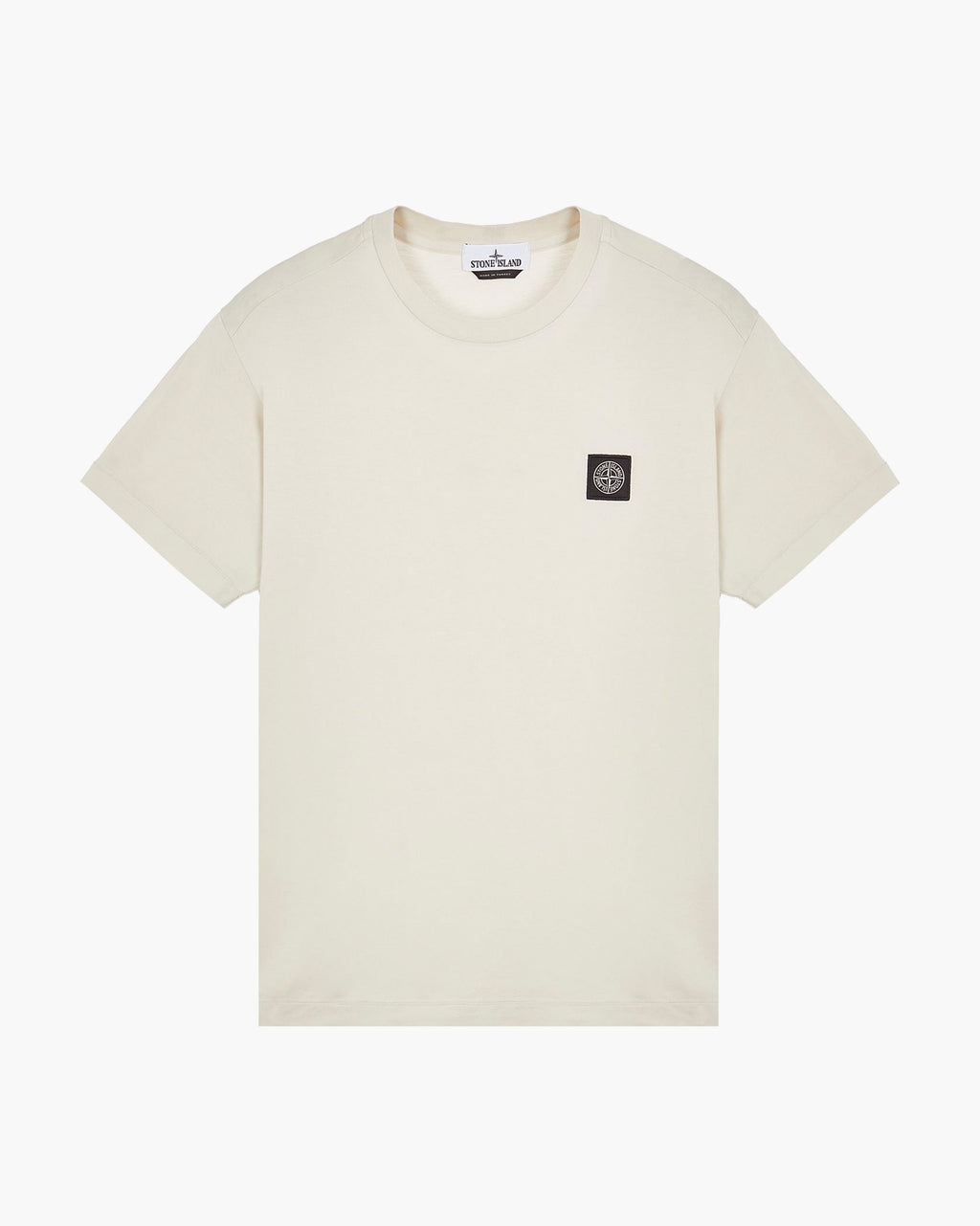 Stone Island T-Shirt  logo patch beige