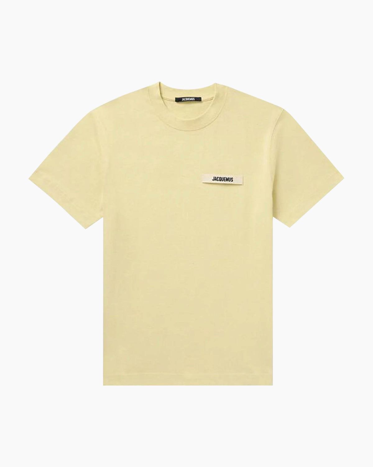Jacquemus Le T-shirt Gros Grain Jaune