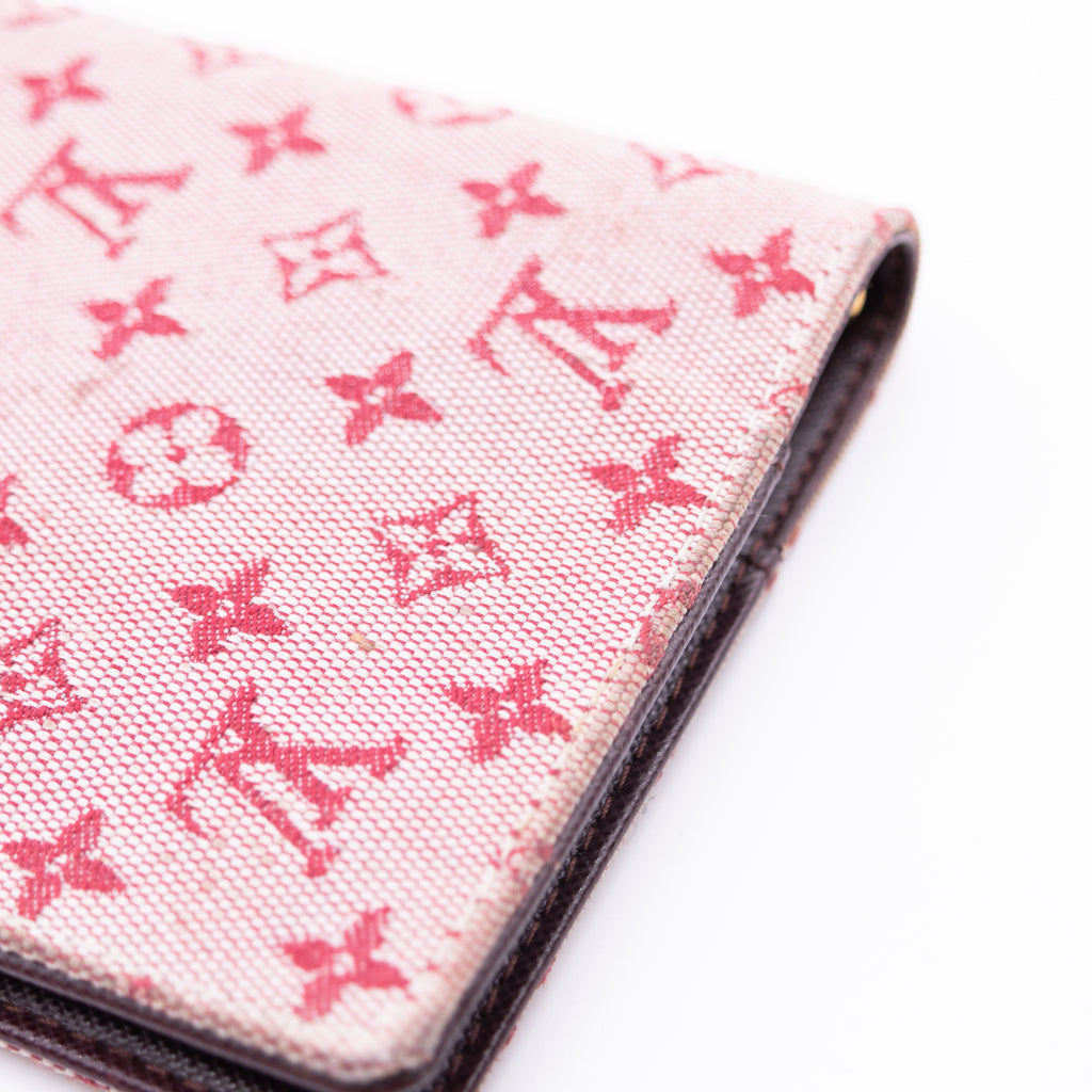 Louis Vuitton Portefeuille - Jacquard Toile - Rouge