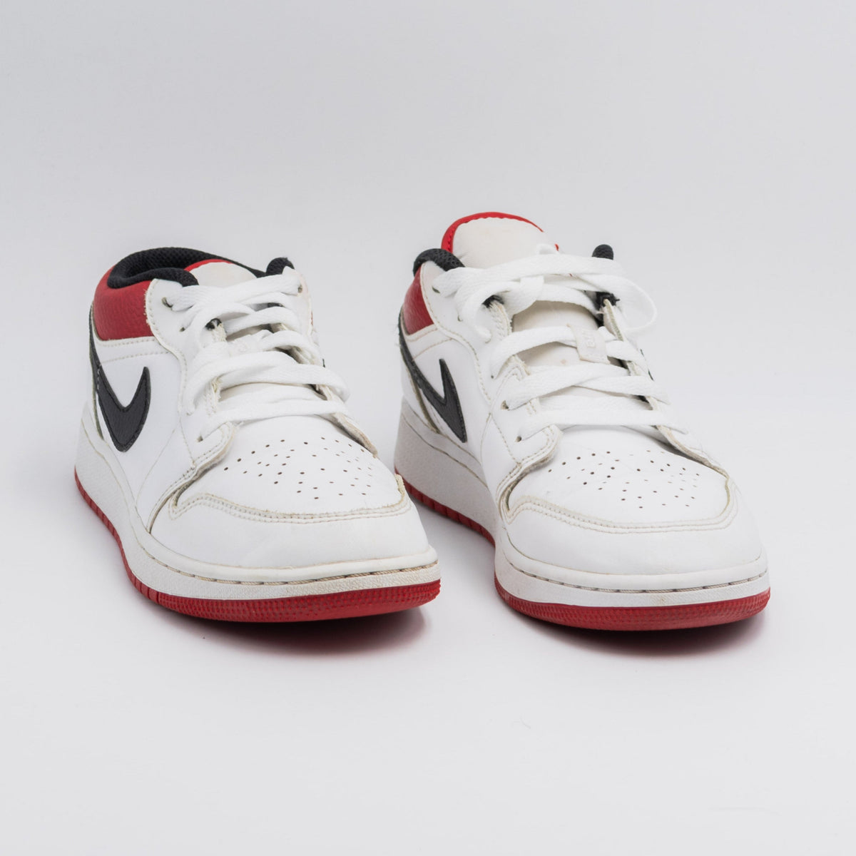 Air Jordan 1 Low Blanc Gym Rouge