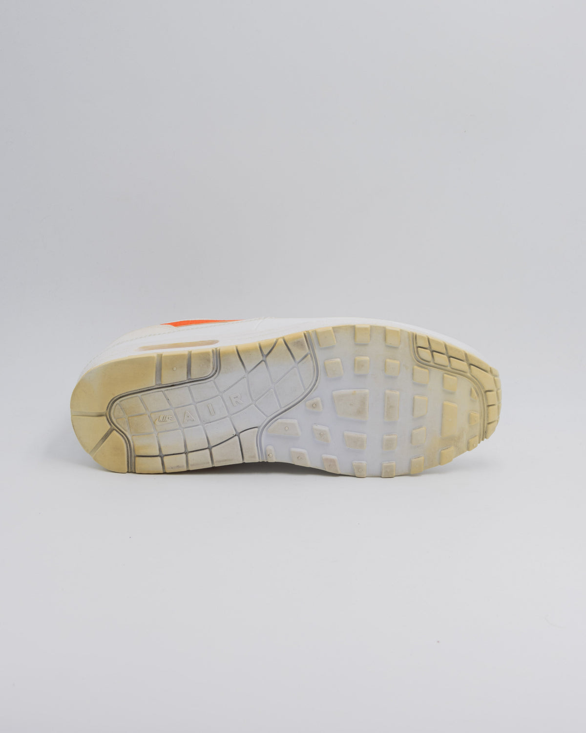 Air Max 1 Tongue Tab White Orange
