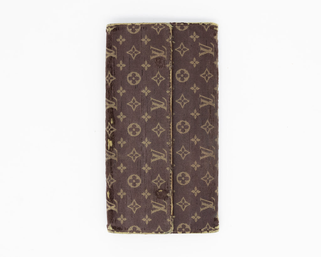 Louis Vuitton Portefeuille Mini Lin Monogram Marron