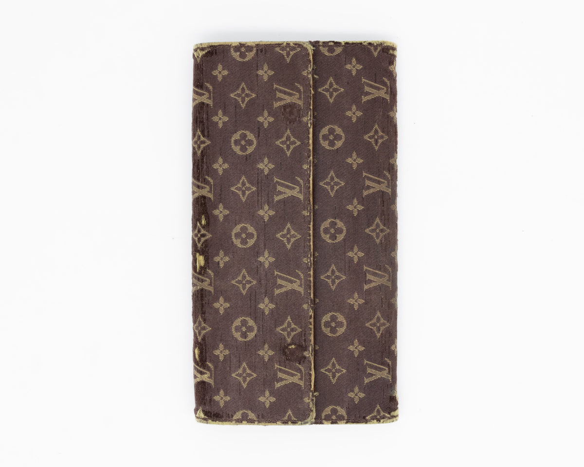 Louis Vuitton Portefeuille Mini Lin Monogram Marron