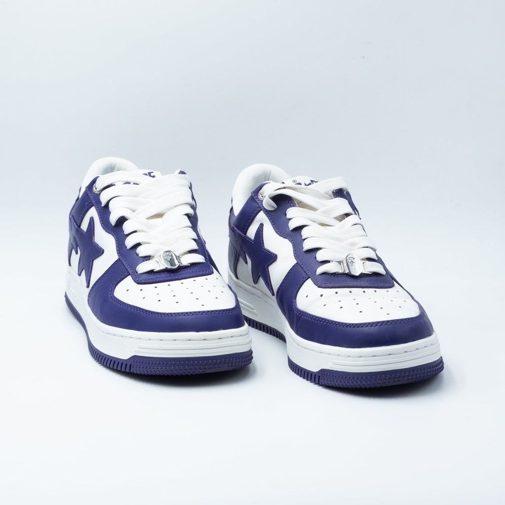 A Bathing Ape Bapesta White/Purple 2021
