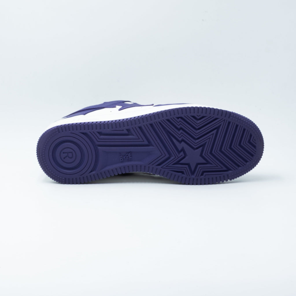 A Bathing Ape Bapesta White/Purple 2021