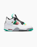 Air Jordan 4 Retro Lucid Green Rasta
