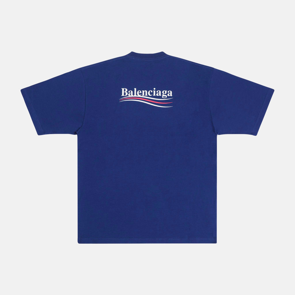 Balenciaga Political Campagn Blue Tee