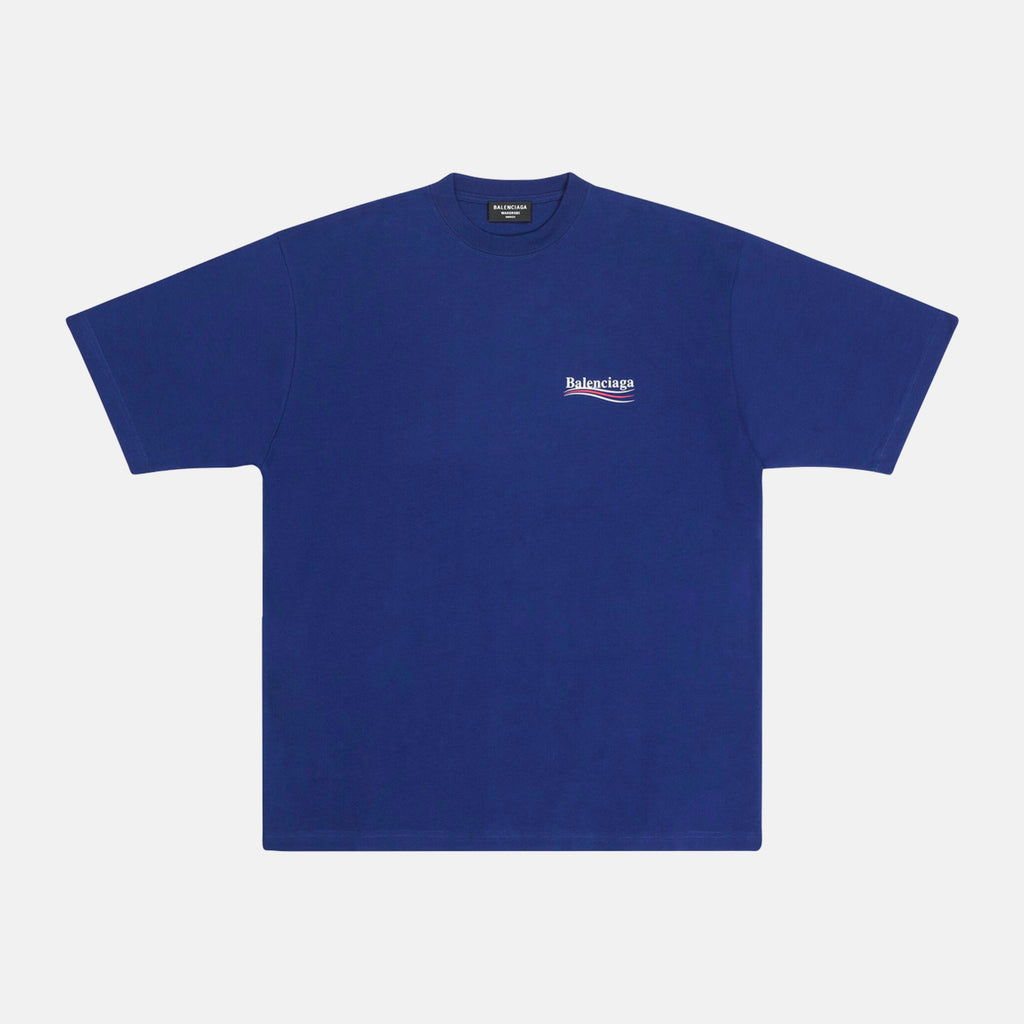 Balenciaga Political Campagn Blue Tee