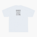 Balenciaga T-Shirt Care Label Blanc