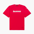Balenciaga T-Shirt Destroyed Flatground Rouge