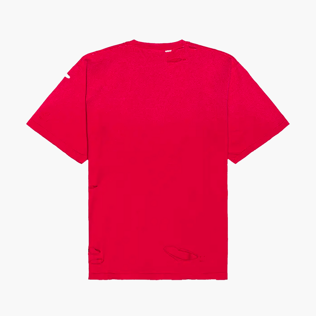 Balenciaga T-Shirt Destroyed Flatground Rouge