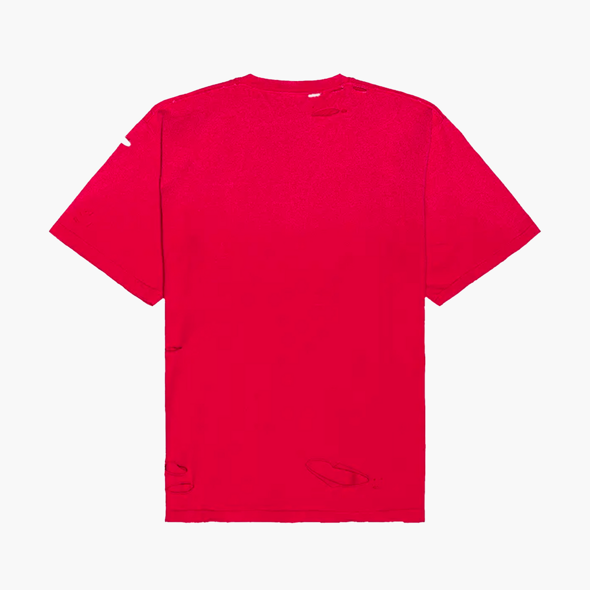 Balenciaga T-Shirt Destroyed Flatground Rouge