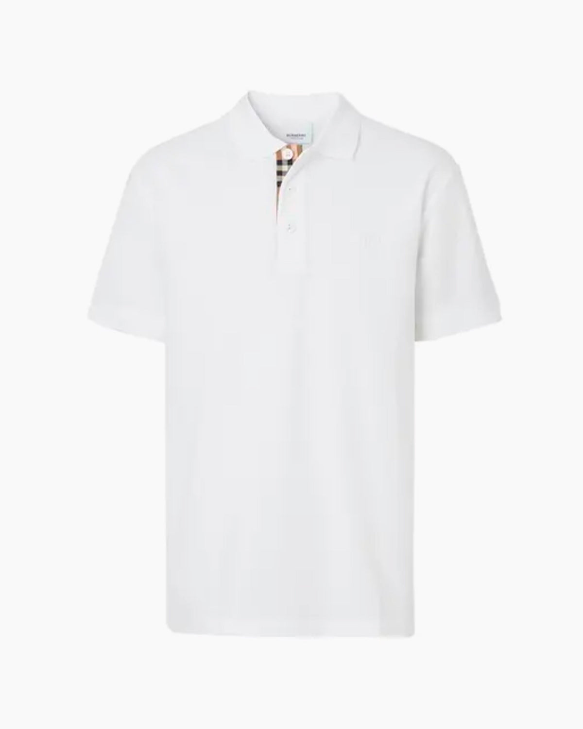 Burberry Polo TB Logo Blanc
