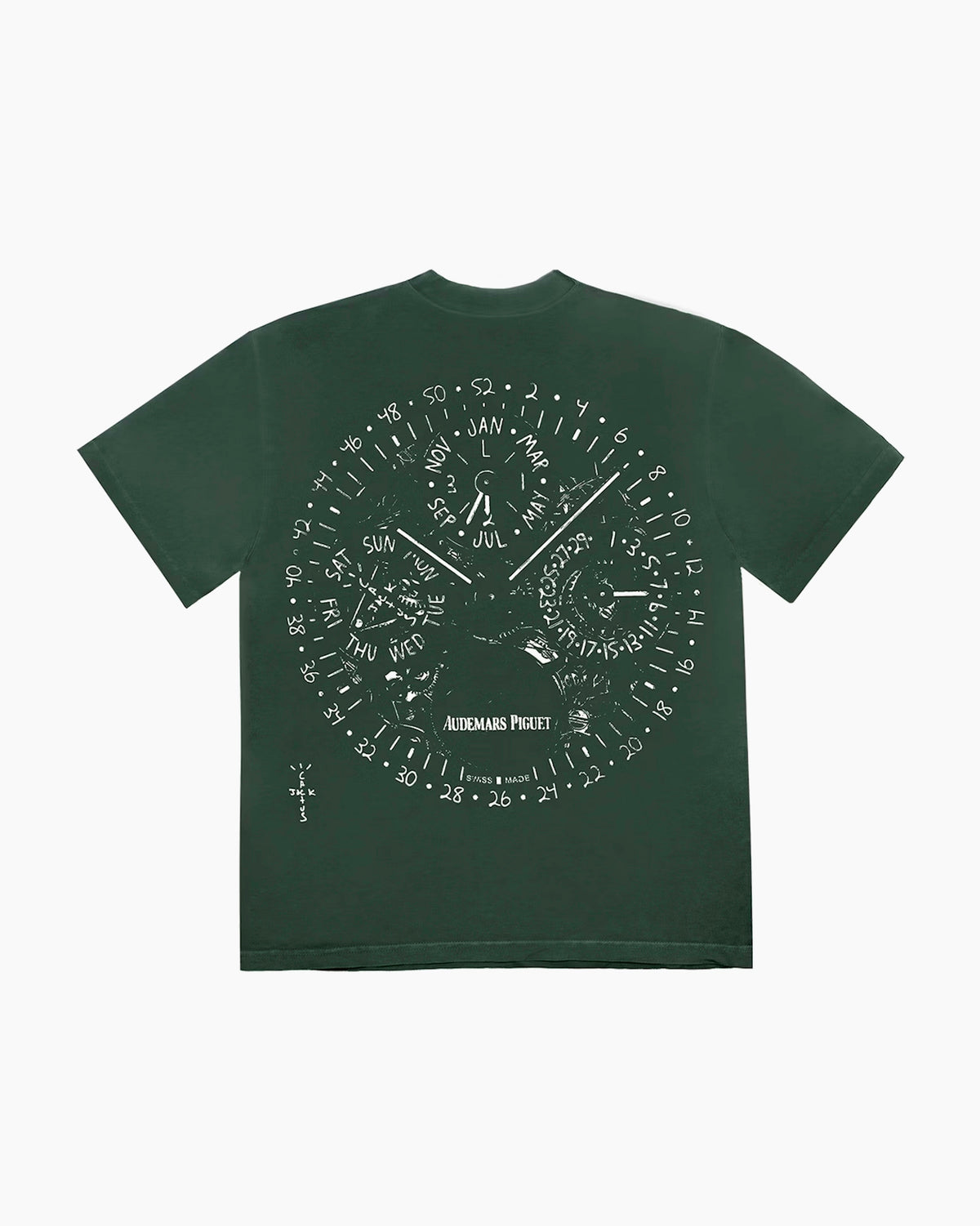 Audemars Piguet Travis Scott T-shirt Watch Face Green