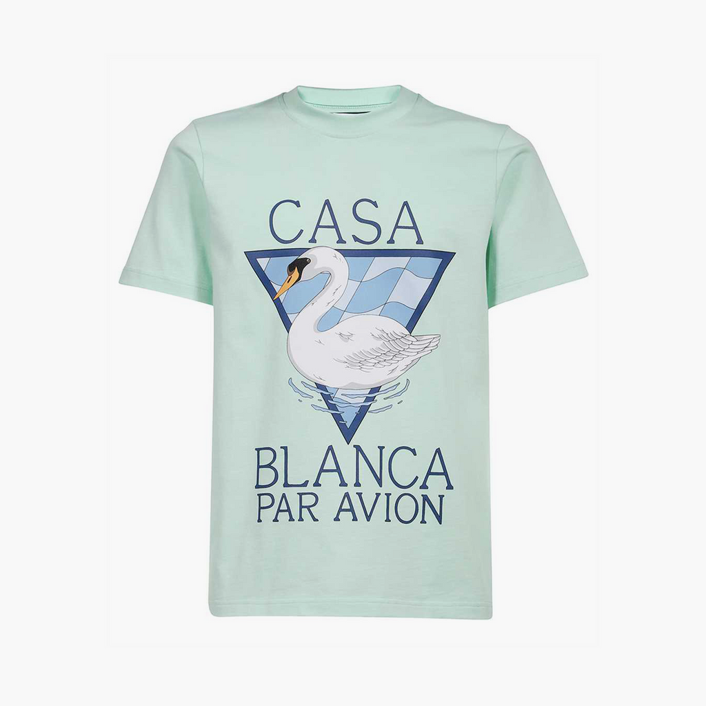 Casablanca T-Shirt Par Avion Vert