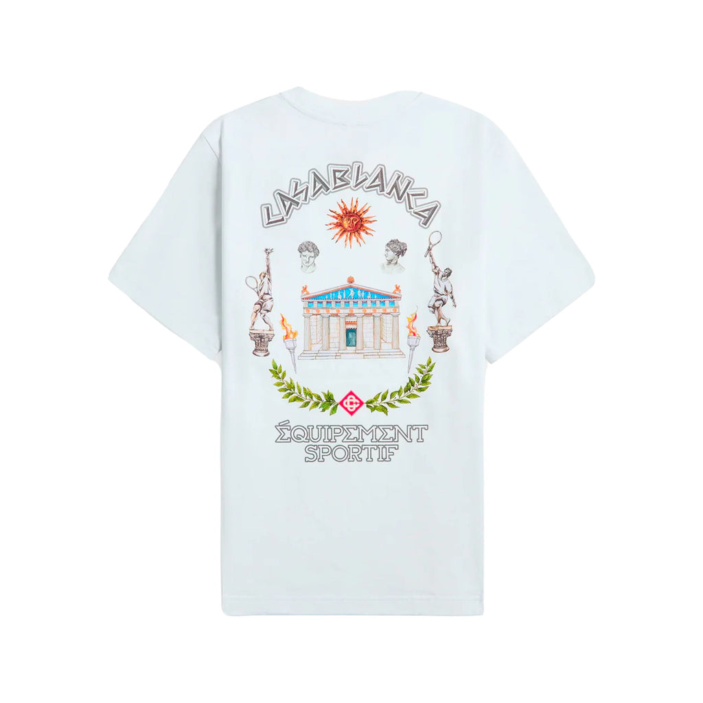 Casablanca T-shirt Le Temple Du Sport Blanc