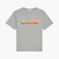 Celine T-Shirt - Logo Fade - Gris