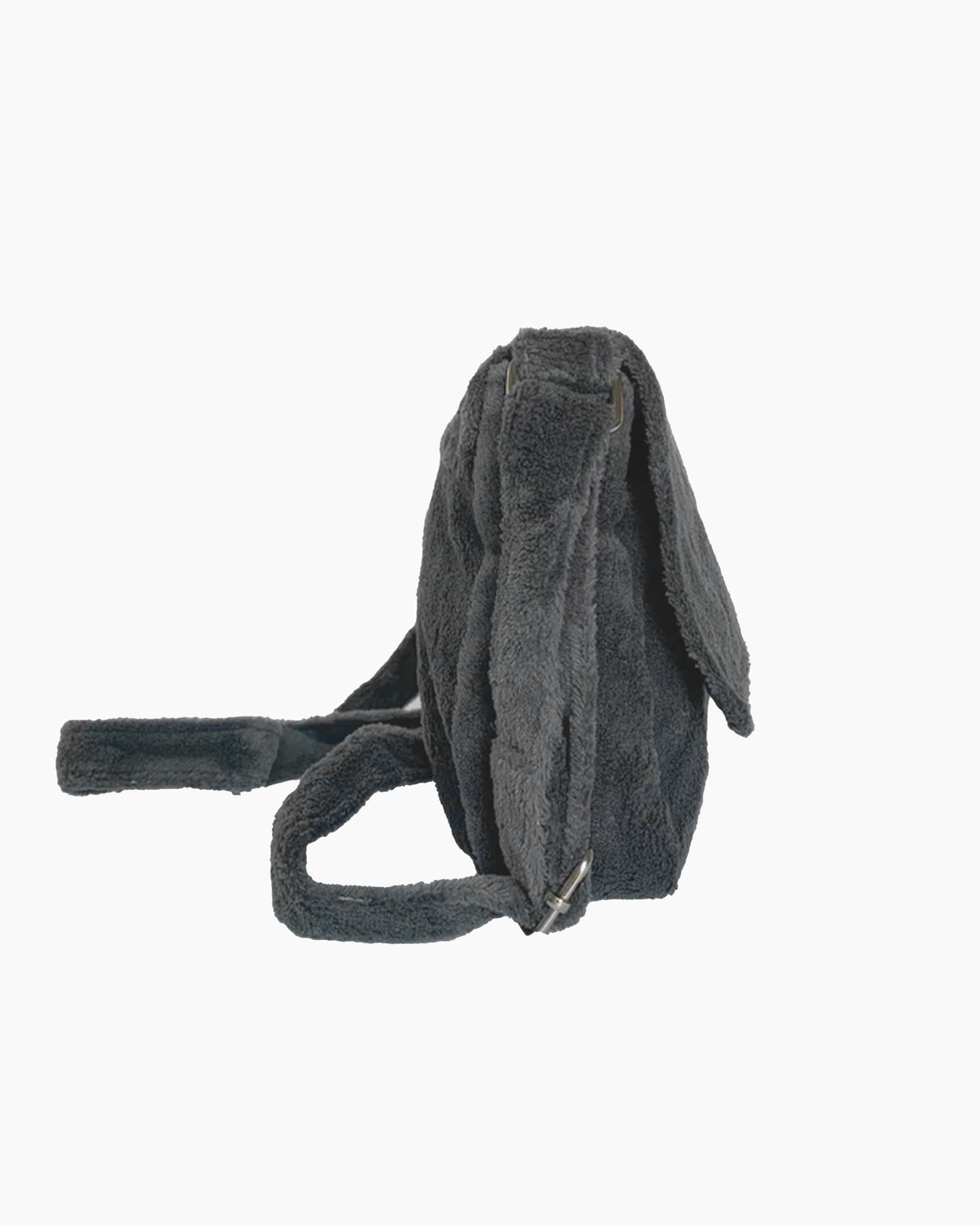 Chanel Sac à Main Plush Precision Messenger Gris