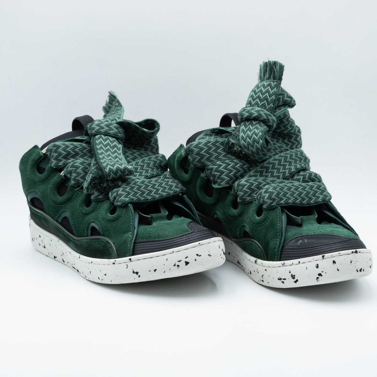 Lanvin Curb Sneaker Green Black