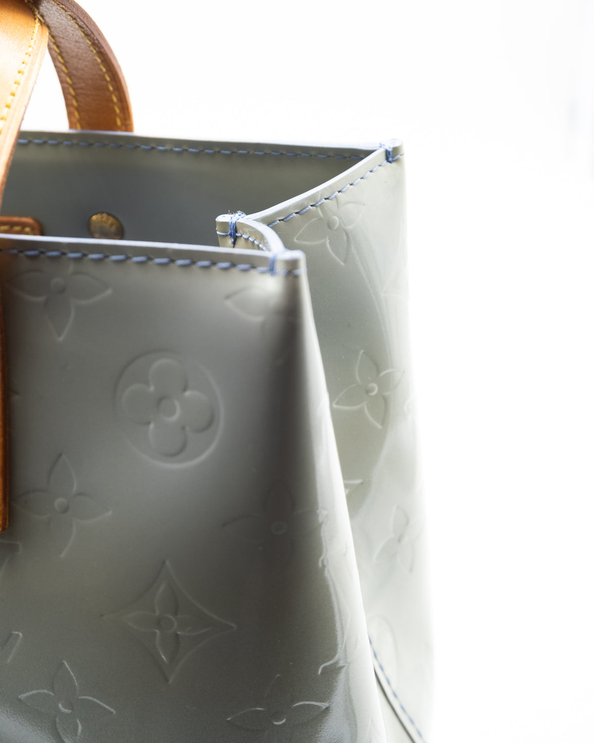 Louis Vuitton Sac à main Vernis Reade PM Vert d'eau