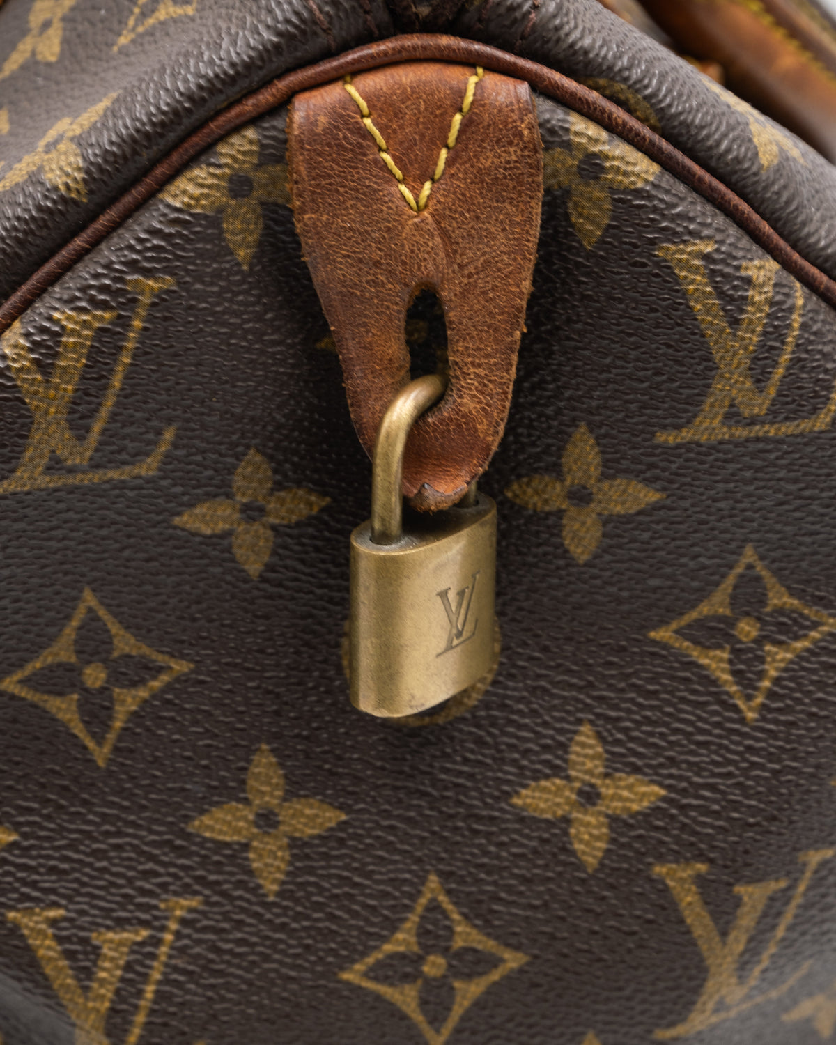 Louis Vuitton Sac à main Speedy 30 Vintage Monogram Marron