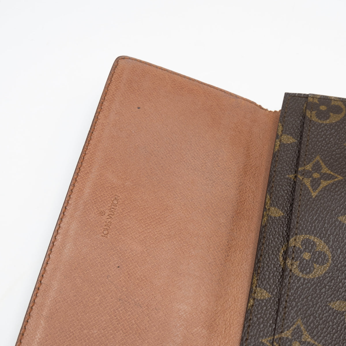 Louis Vuitton Portefeuille Long Monogram Marron