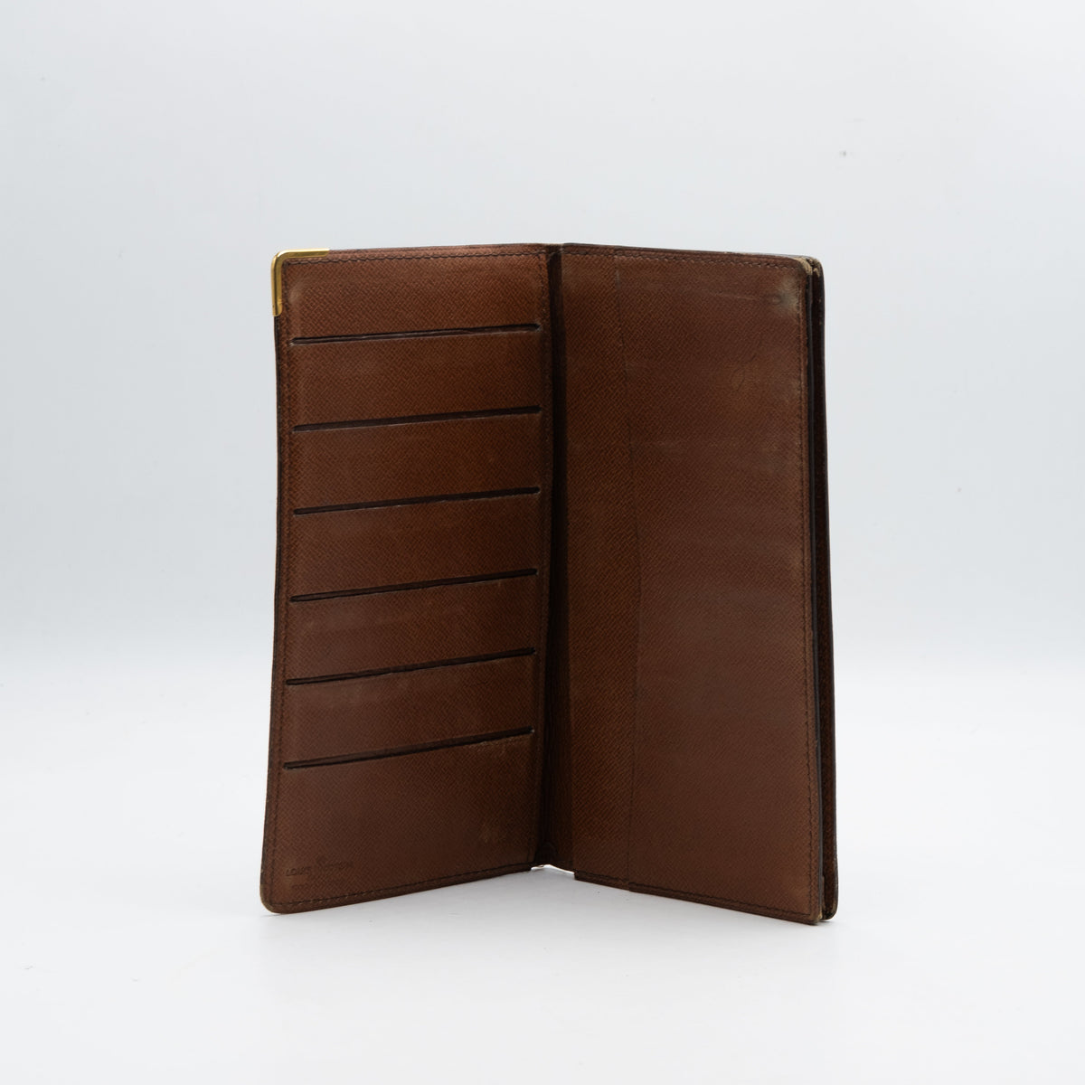 Louis Vuitton Portefeuille Chéquier Monogram Marron