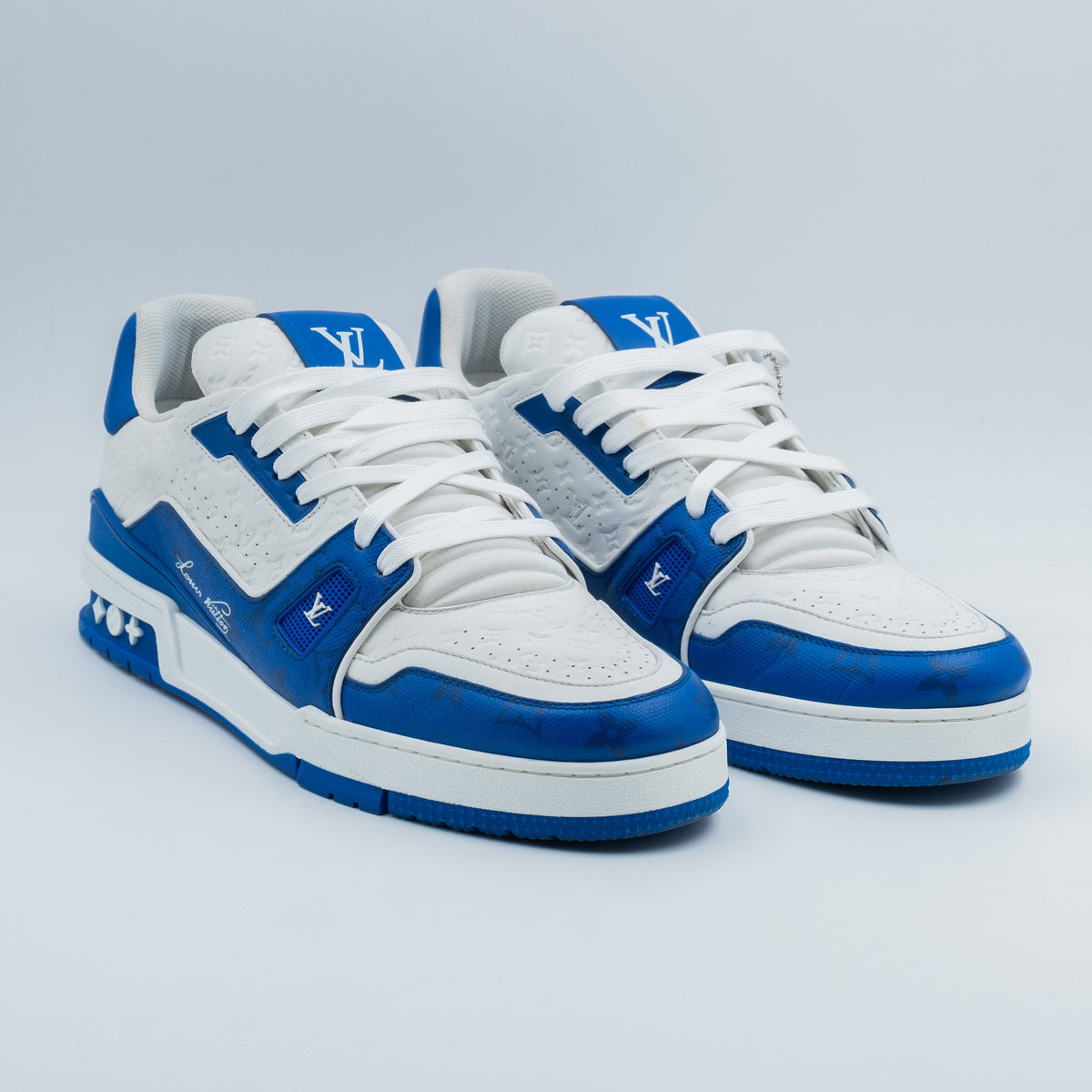 Louis Vuitton Trainer Monogram Blue White
