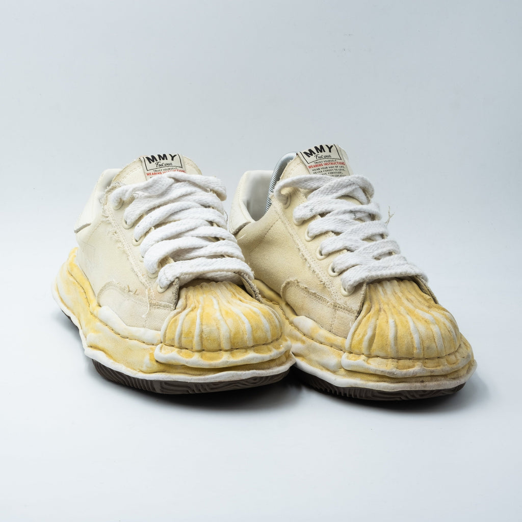 Maison Mihara Blakey OG Sole Overdyed Canvas Low - White