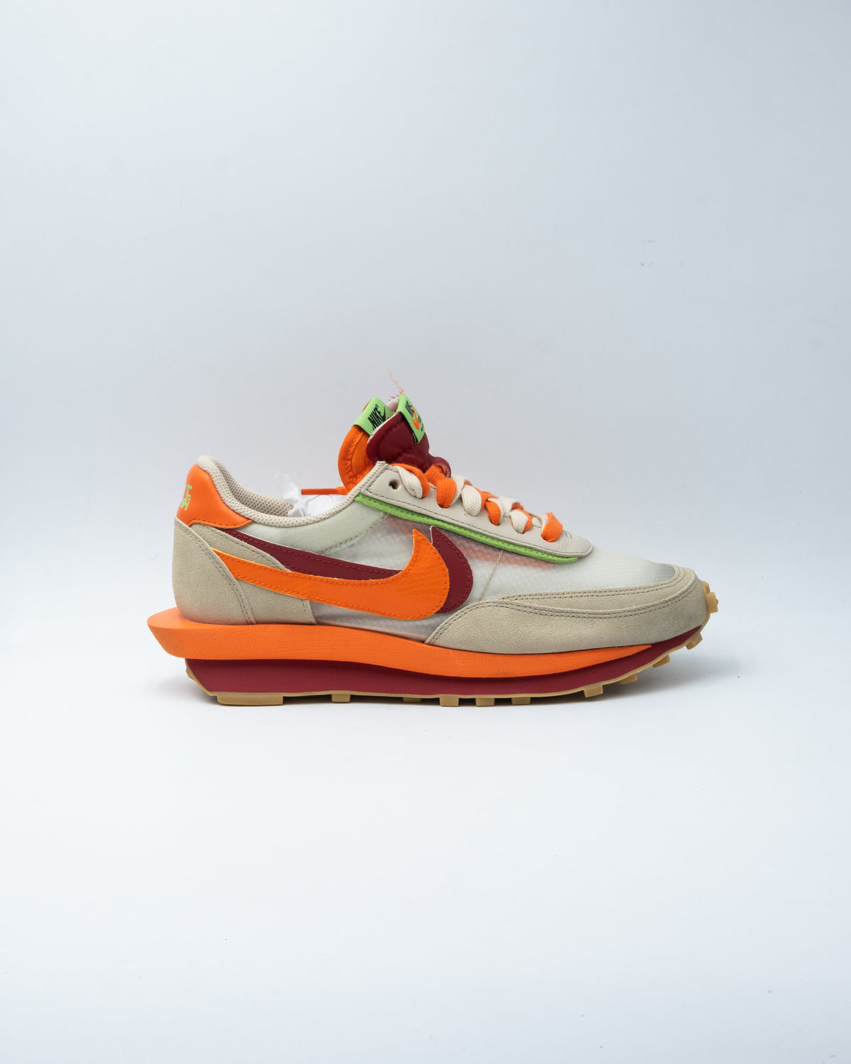 Nike LD Waffle sacai CLOT Kiss of Death Net Orange Blaze
