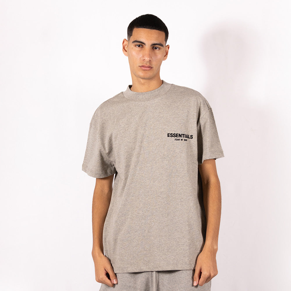Essentials T-Shirt Dark Oatmeal Gris Foncé Fear Of God