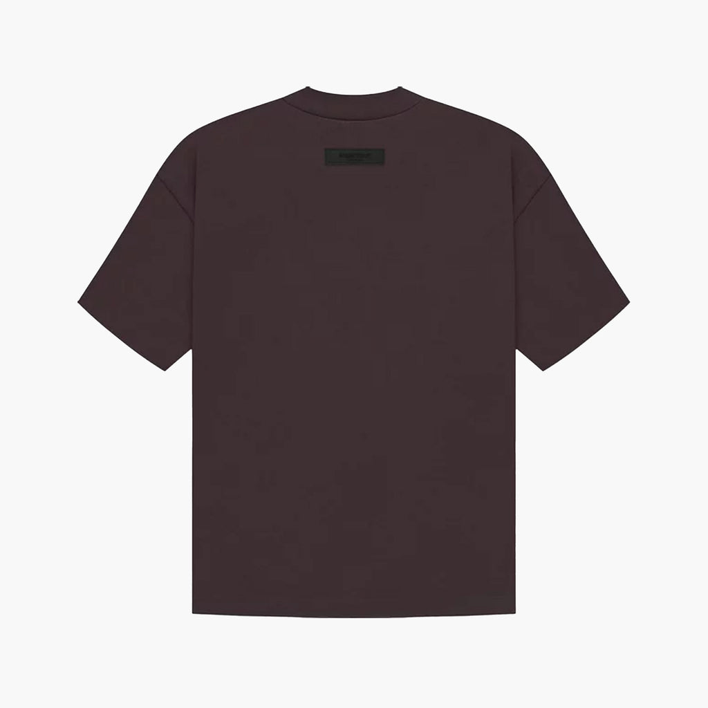 Essentials T-Shirt Plum Marron