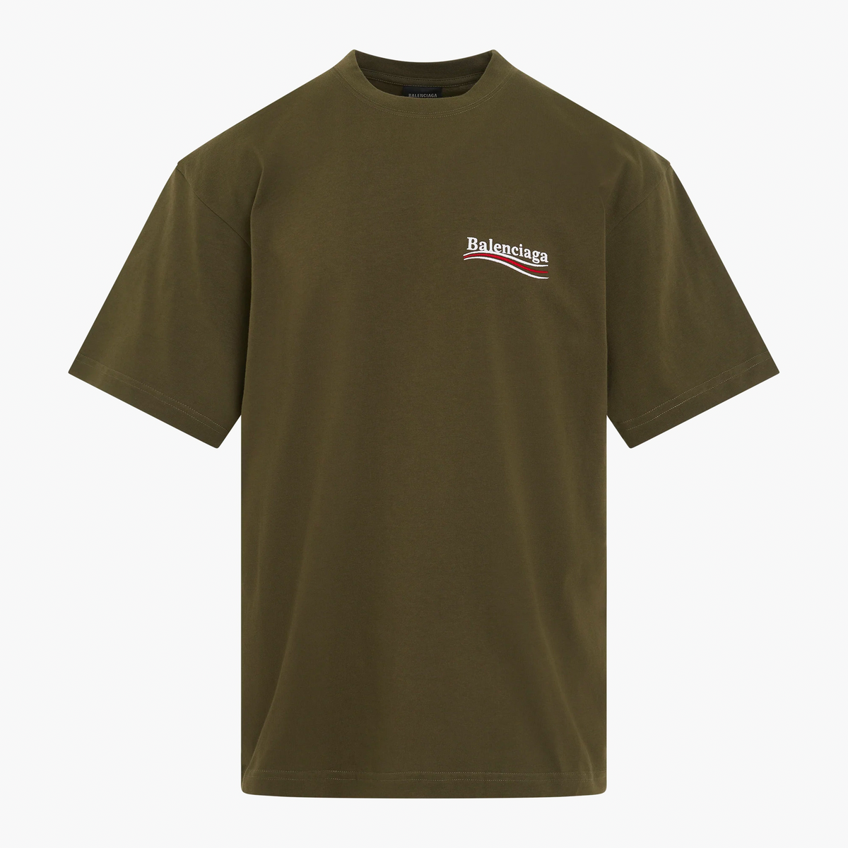 Balenciaga T-Shirt Political Campaign Vert