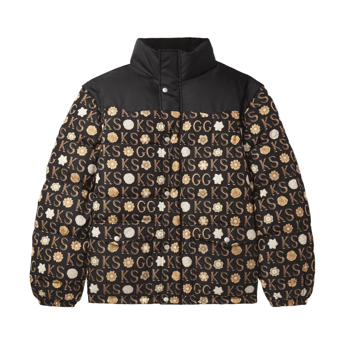 Gucci Doudoune en toile GG Gold
