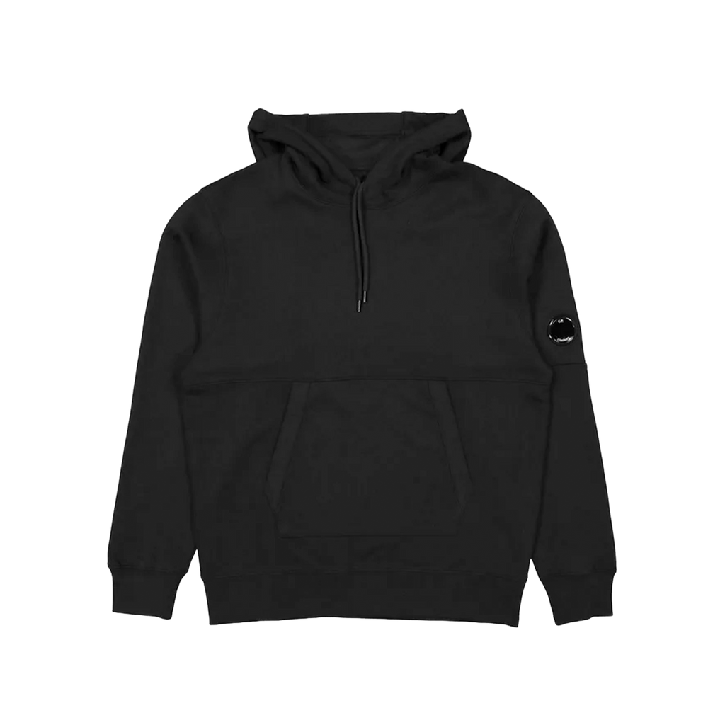 CP Company Hoodie Diagonal Raised Fleece Noir