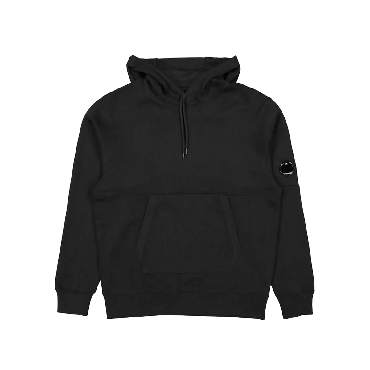 CP Company Hoodie Diagonal Raised Fleece Noir