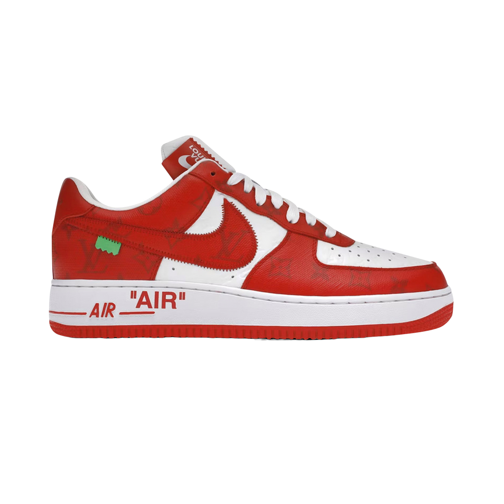 Nike Louis Vuitton Nike Air Force 1 Low By Virgil Abloh White Red