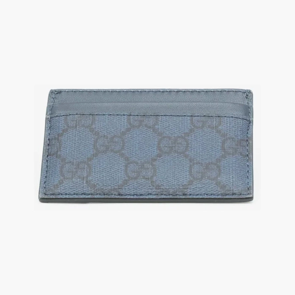 Gucci Porte-carte GG Emblem Bleu