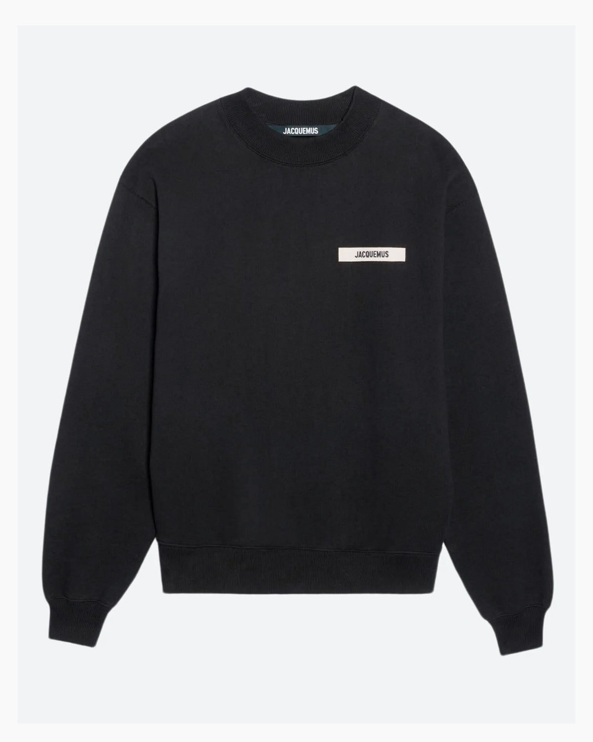 Jacquemus Le Sweatshirt Gros Grain Noir