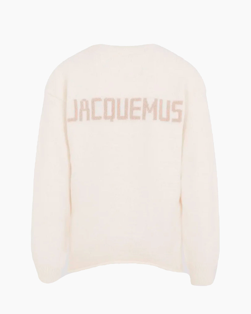 Jacquemus Pull Col Rond Beige