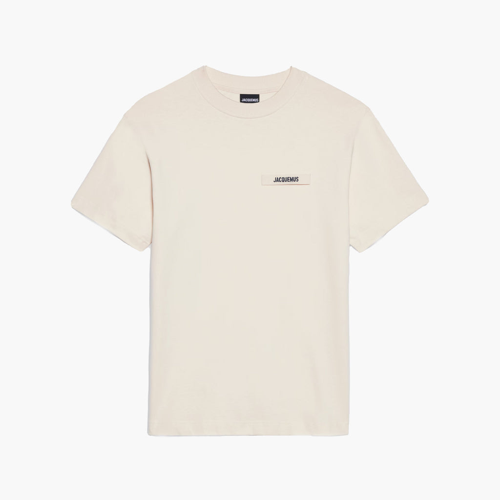 Jacquemus T-Shirt Gros Grain Beige
