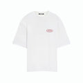 Jacquemus T-shirt Station Patch Blanc