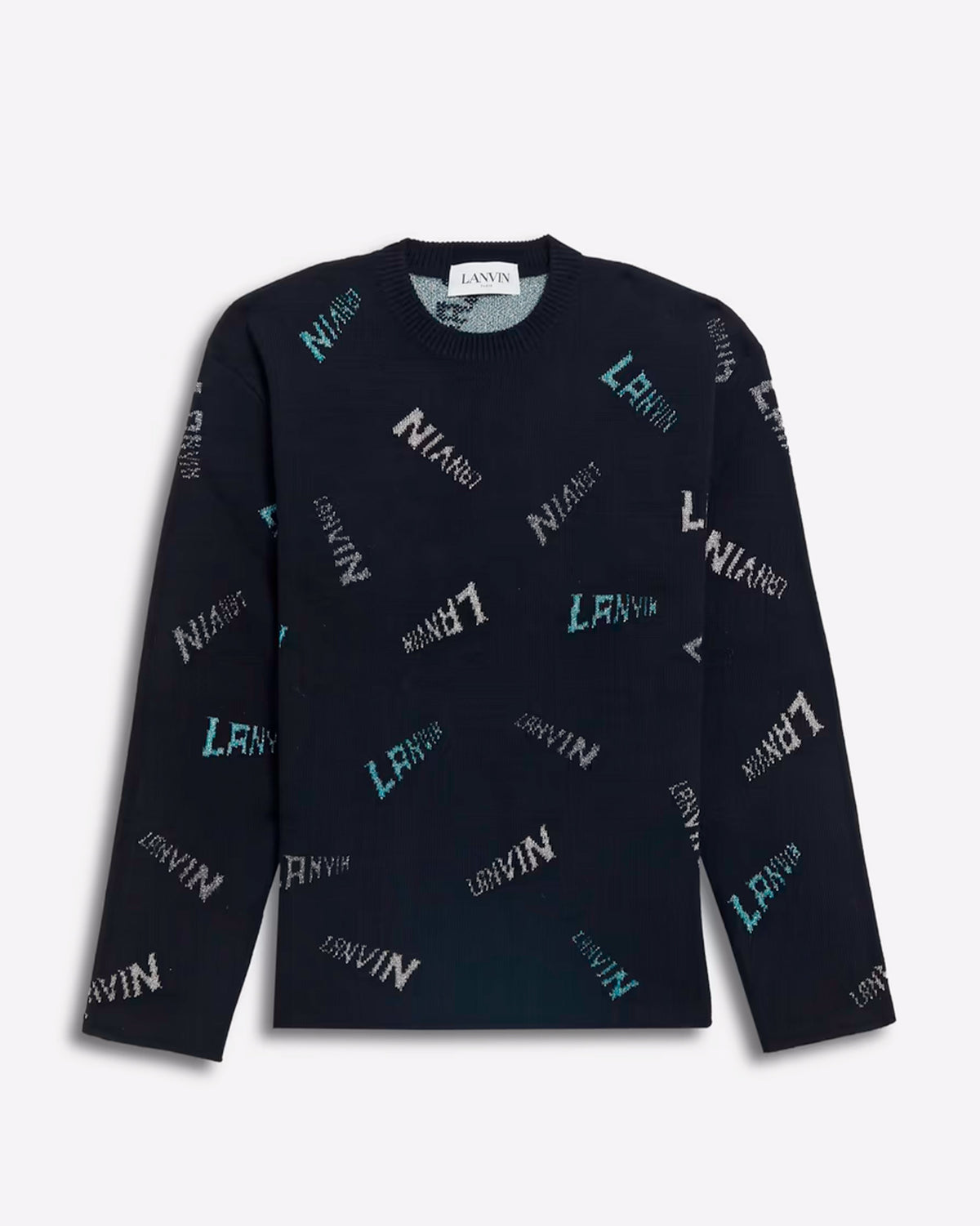 Lanvin LANVIN METALLIC JACQUARD KNIT