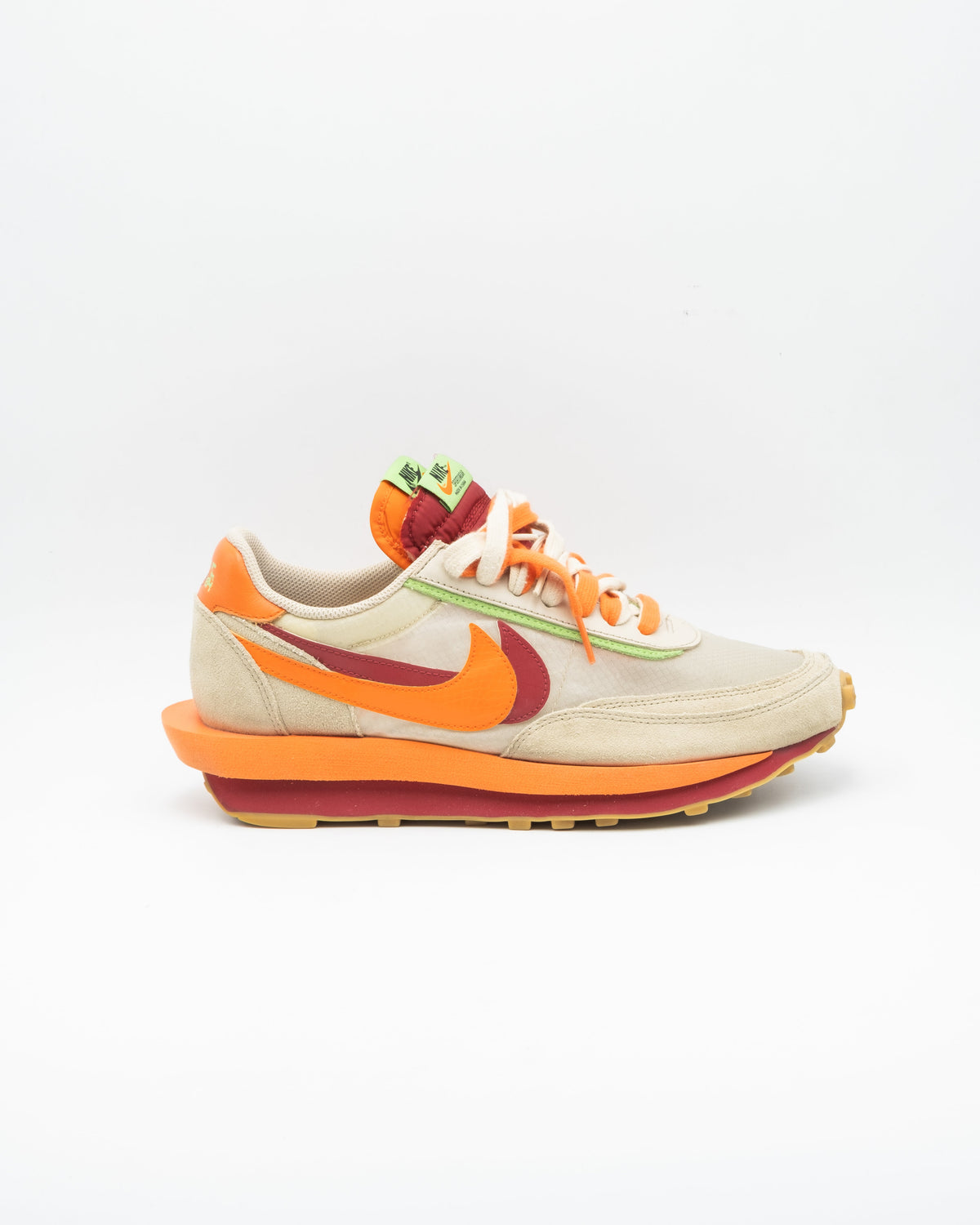 Nike LD Waffle sacai CLOT Kiss of Death Net Orange Blaze