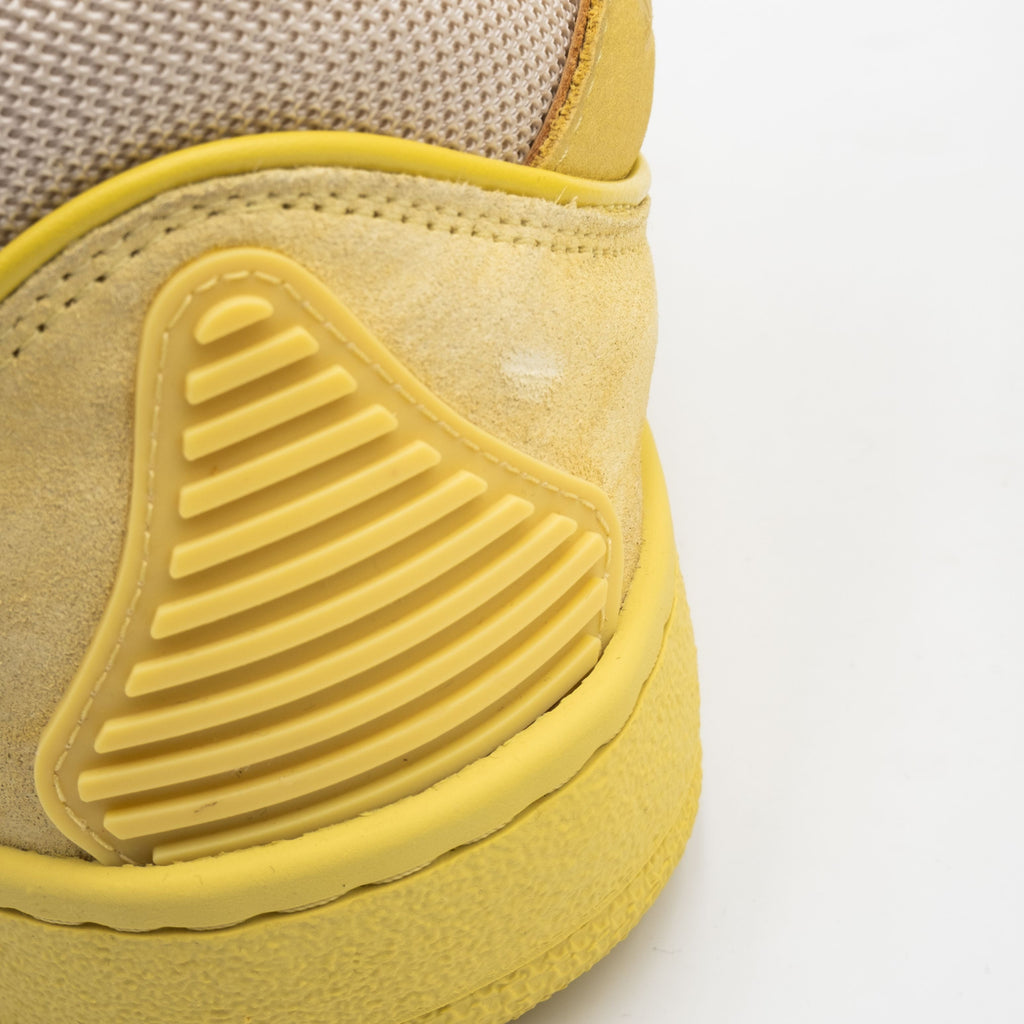 Lanvin Leather Curb Sneaker - Yellow