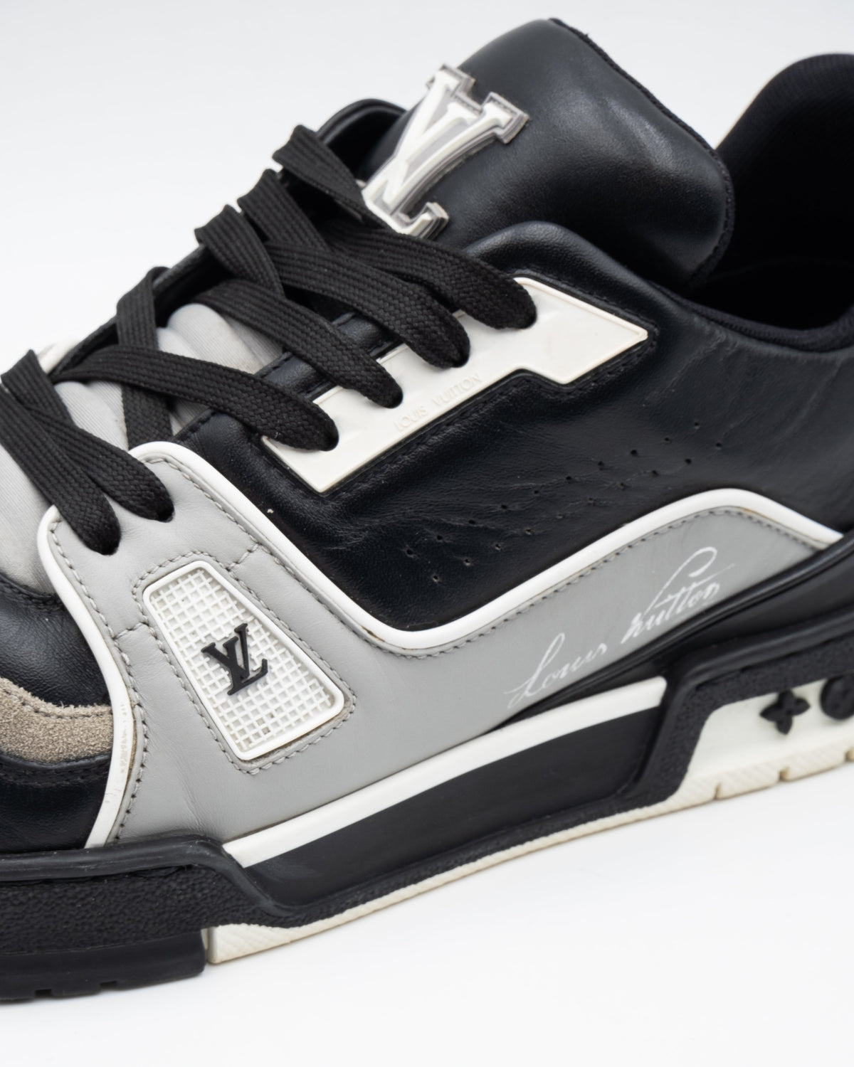 Louis Vuitton LV Trainer Black Grey