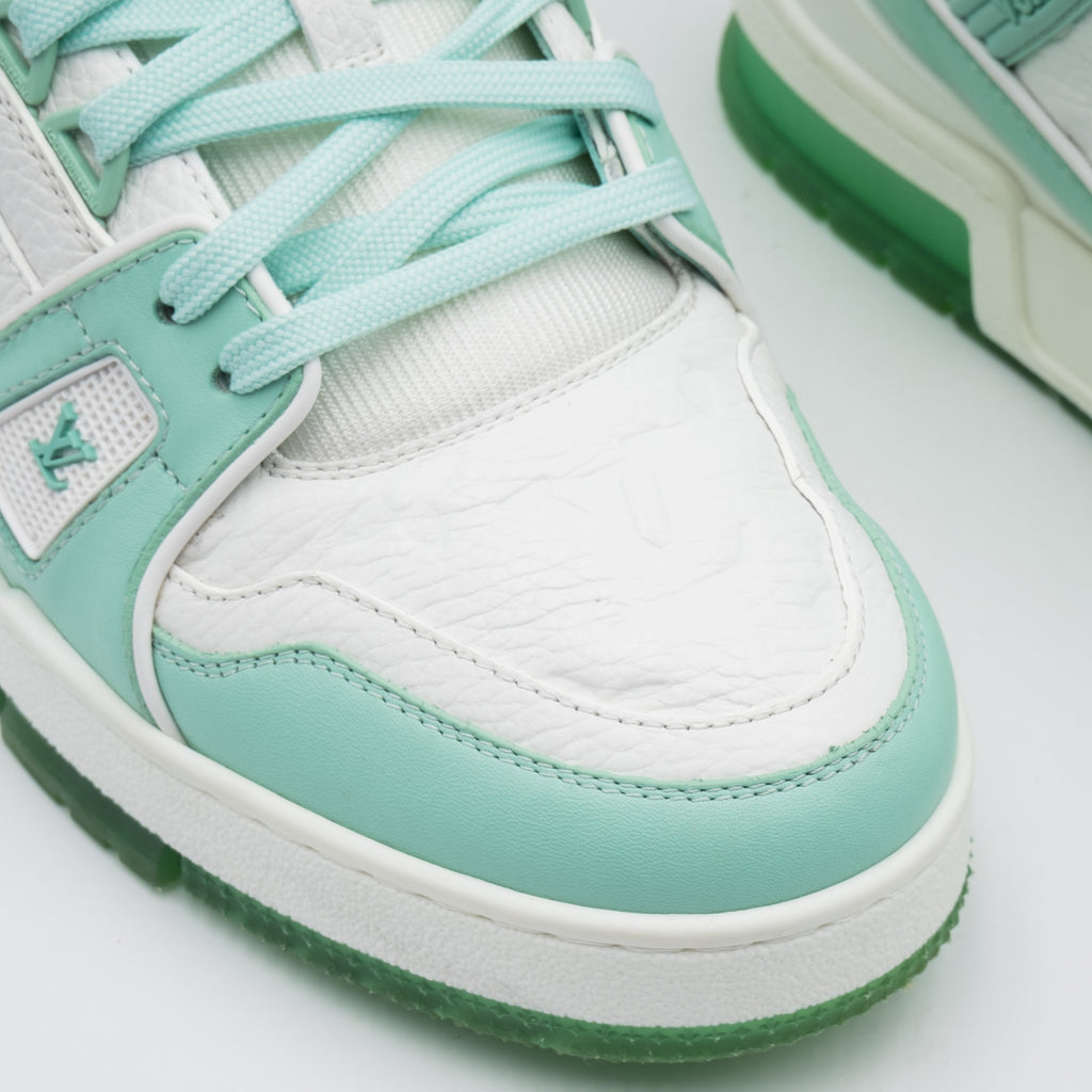 Louis Vuitton Trainer Green White