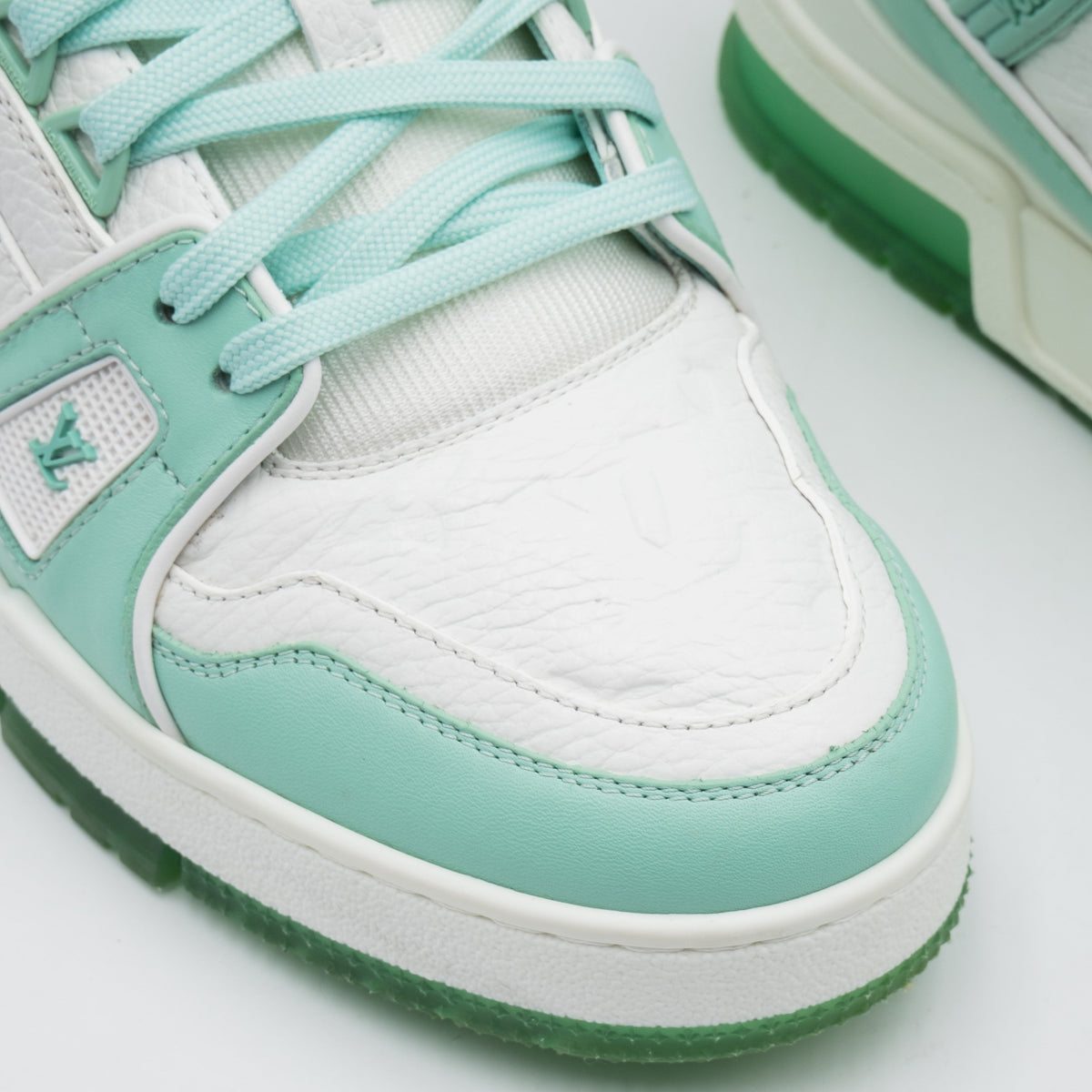 Louis Vuitton Trainer Green White