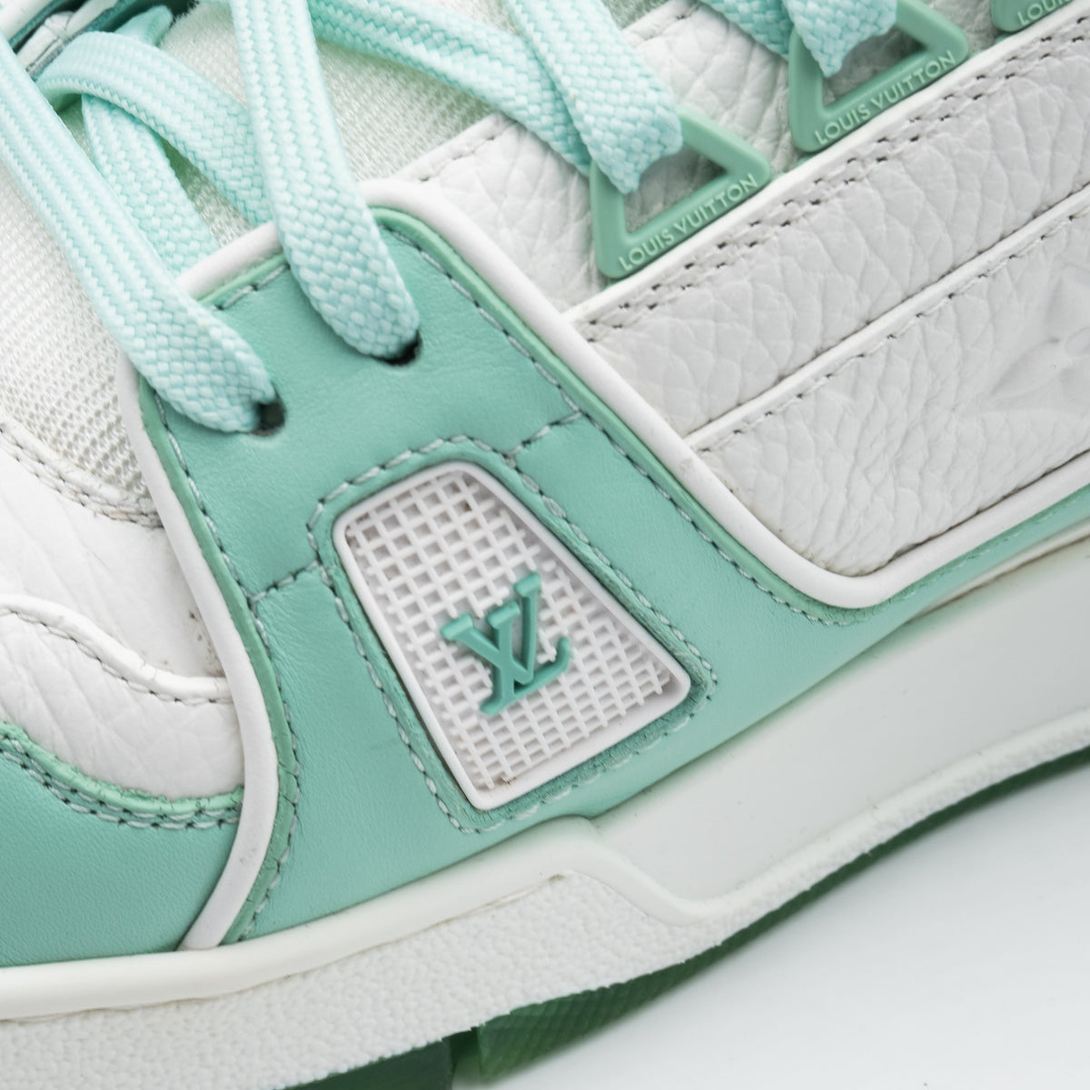 Louis Vuitton Trainer Green White